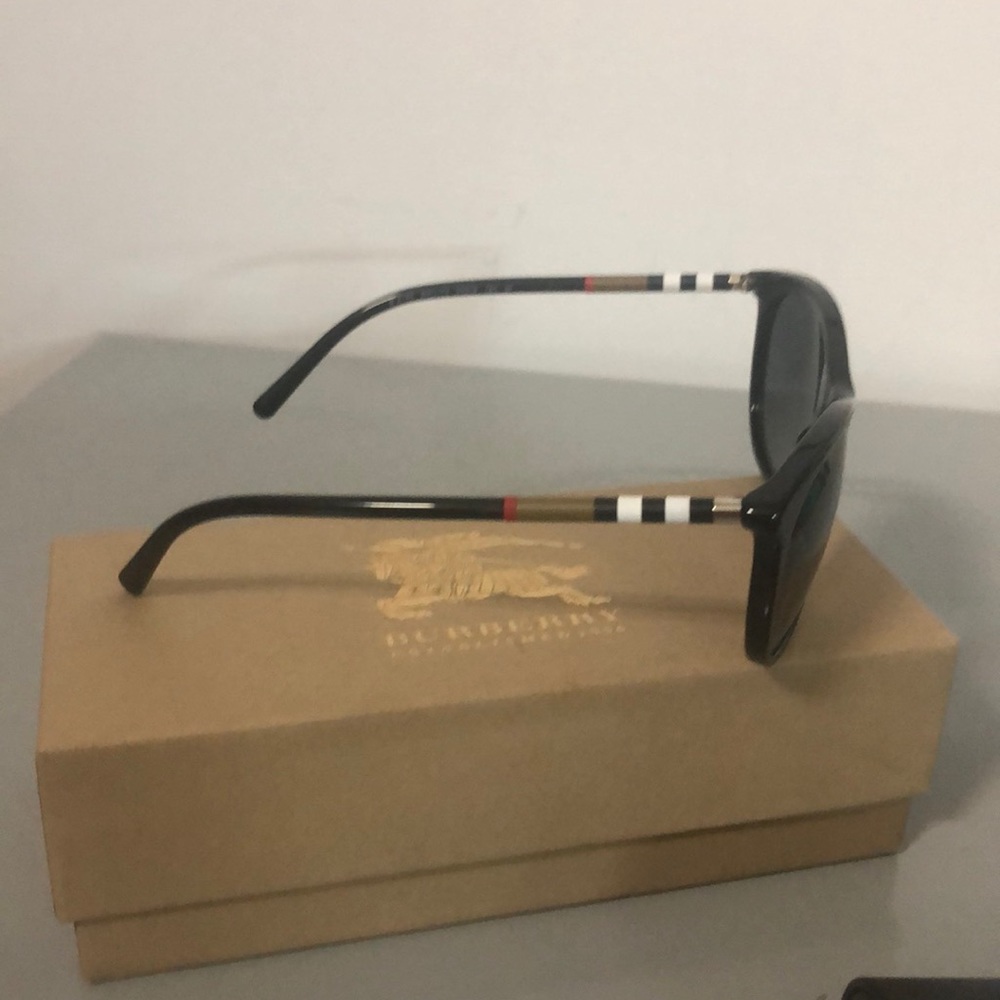 Burberry sunglasses with design. New in box
